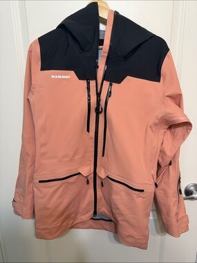 Mammut Ski Shell Jacket - Dusty Rose & Black